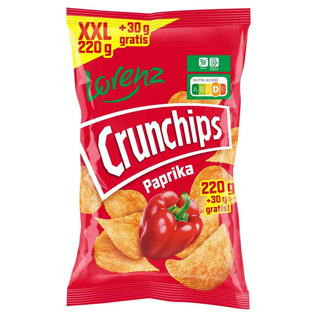 Snack, Chips, Paprika, Kartoffelchips, Snackpack