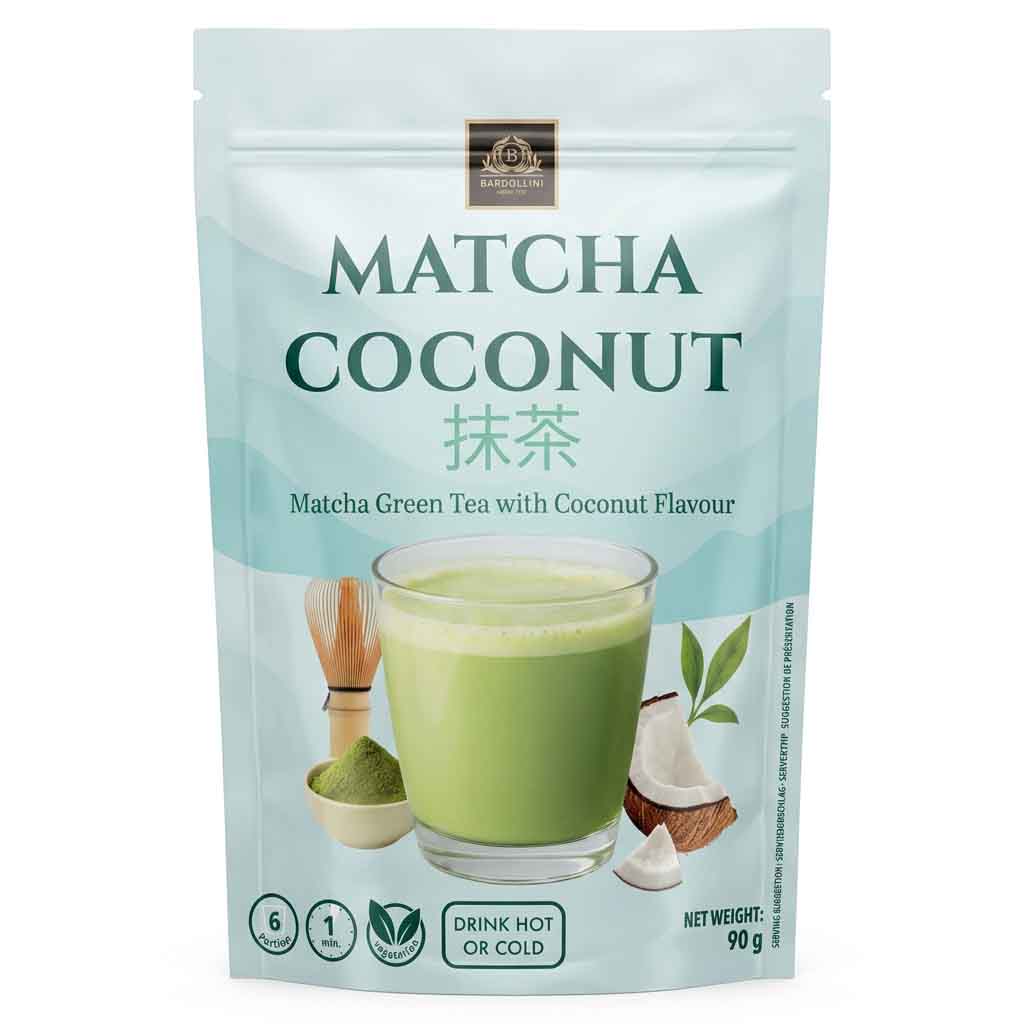 Matcha, Kokos, Grüner Tee, Pulver, 90g