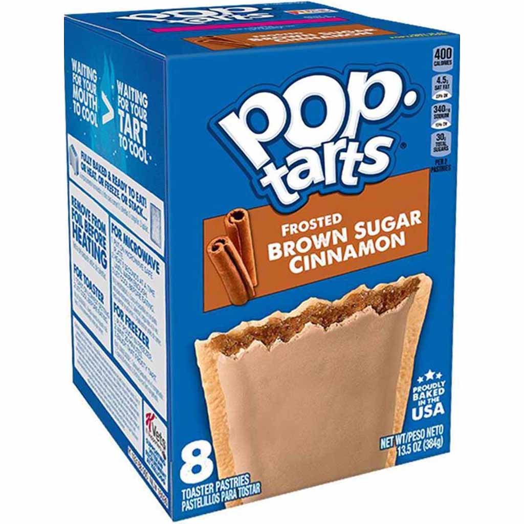Kelloggs Pop-Tarts Frosted Brown Sugar Cinnamon Kekse 384g