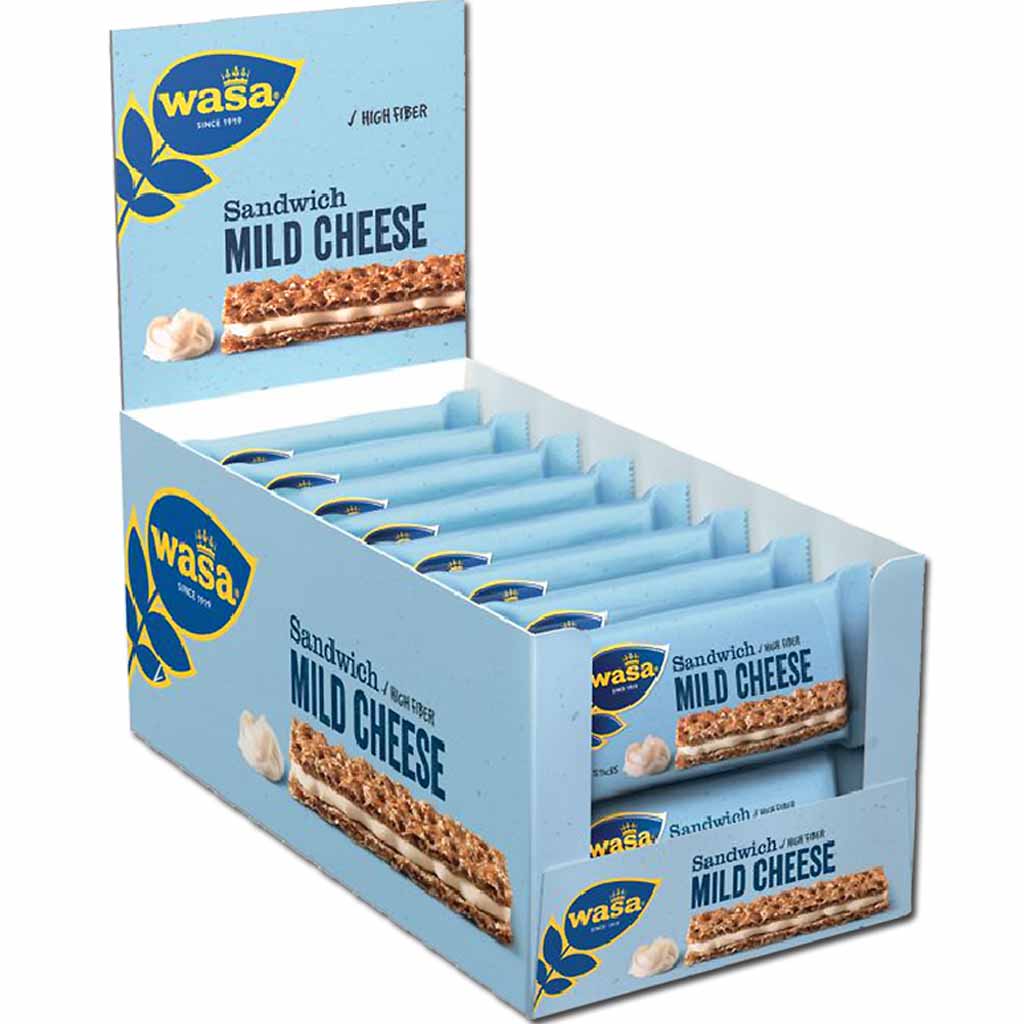 Wasa Knäckebrot Sandwich Mild Cheese 24x30g=720g MHD 30.11.26