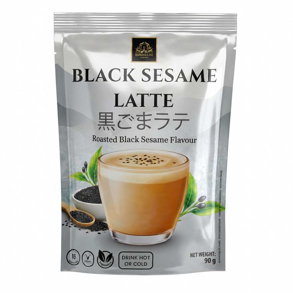 schwarze ts sesame, latte, geröstete sesam, Getreidemischung, 90 g