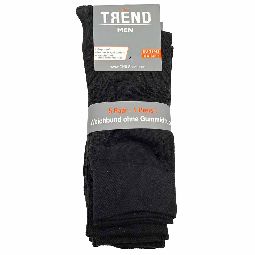 5 Paar Trend  Men Herrensocken Gr. 39-42