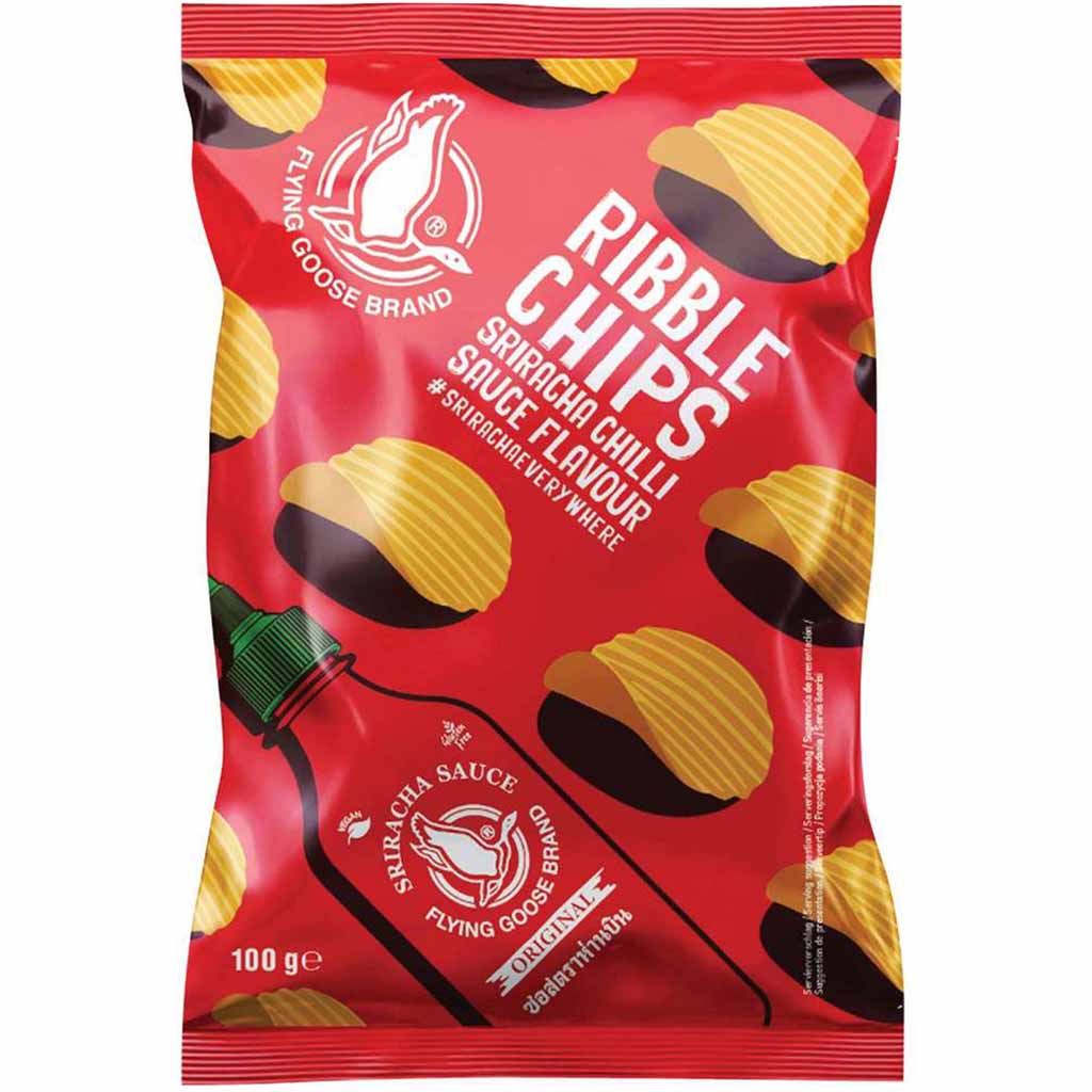 Chips, Ribble Chips, Sriracha, Soße, Snack