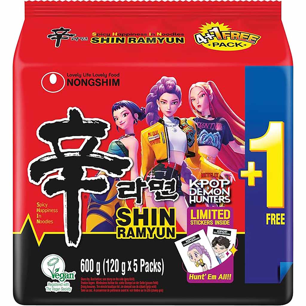 Instant-Nudeln, Shin Ramyun, Verpackung, Limitierte Auflage, Vegan