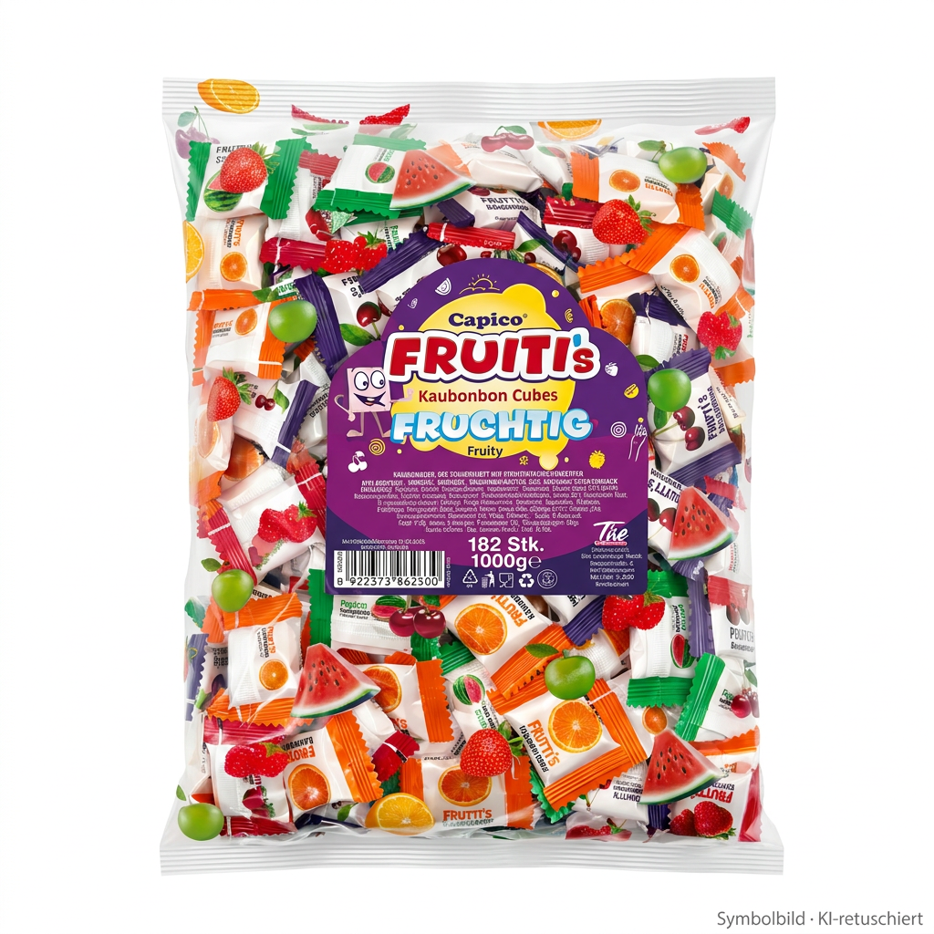 fruchtbonbons, zuckermischung, bonbons gemischt, fruchtgeschmack, einzeln verpackt