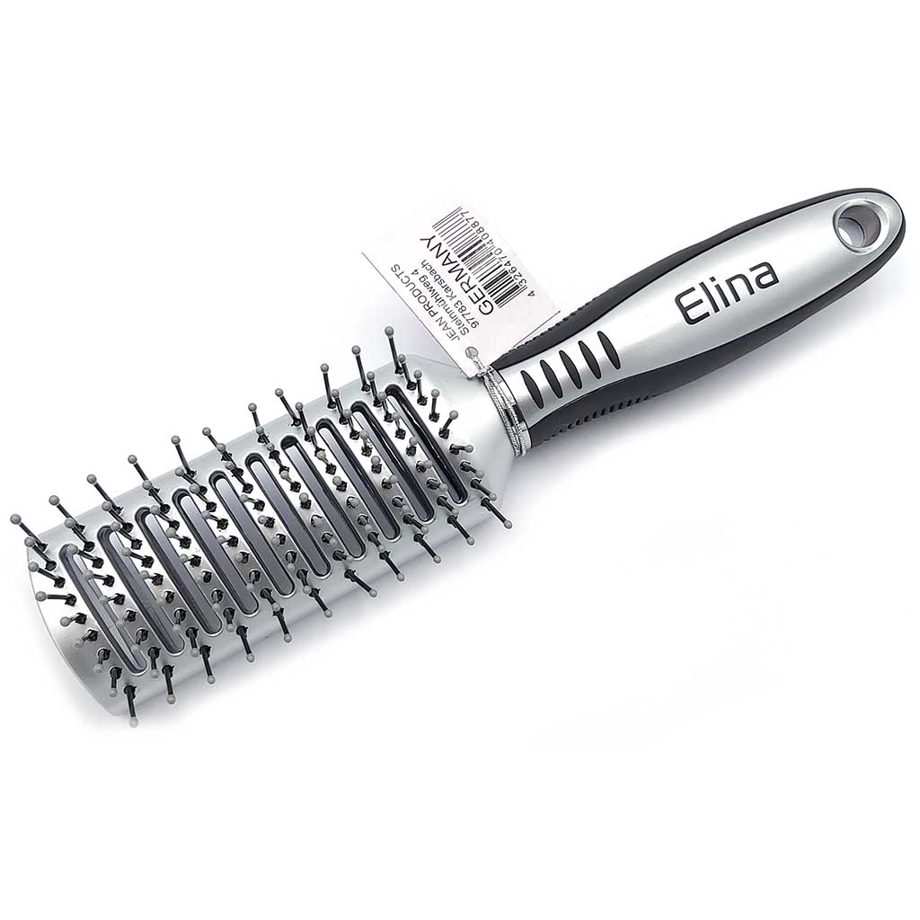 Rundbürste Massage Noppen mit Schlitzen  23cm
