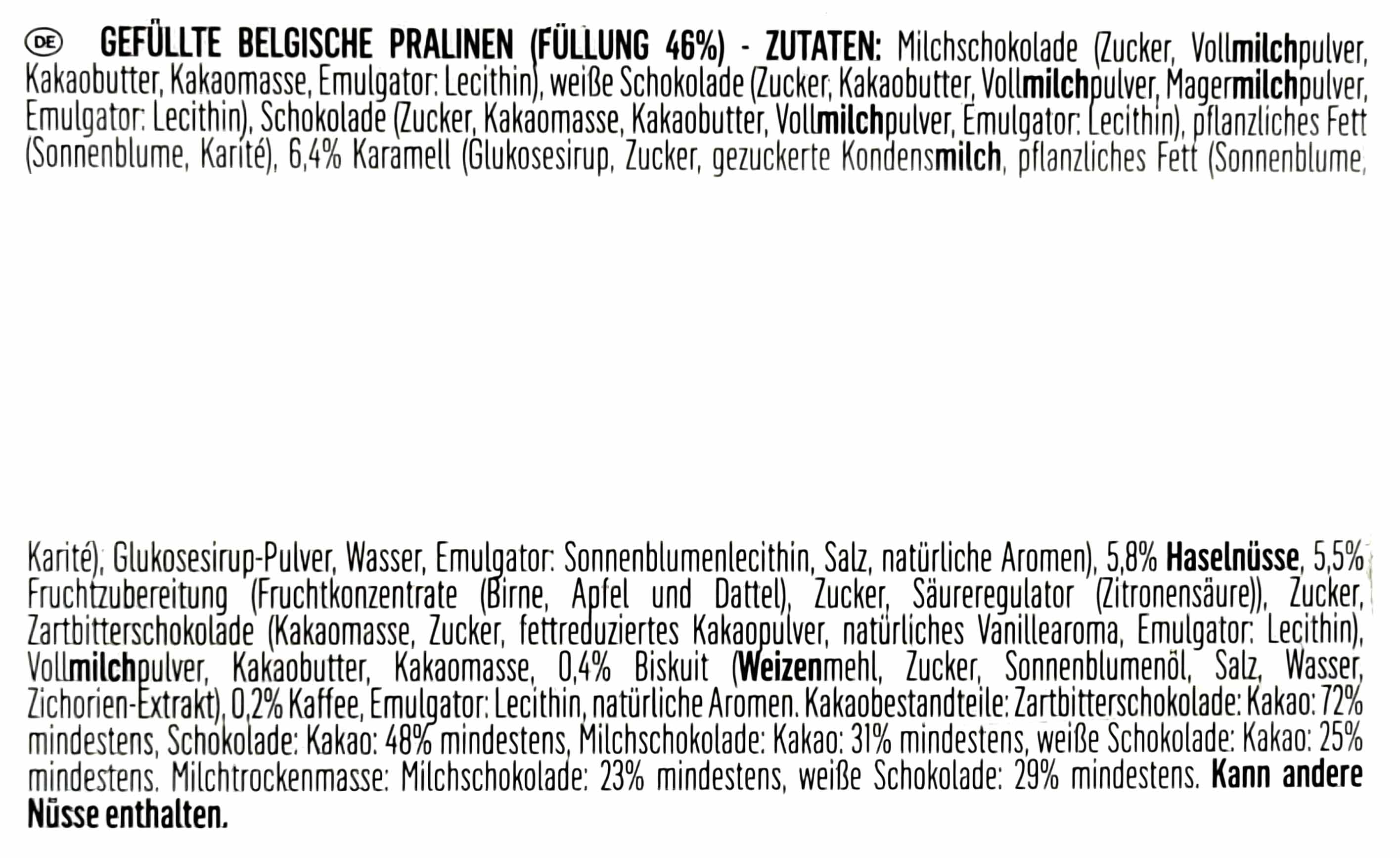 Schokolade, Milch, Praline, Haselnüsse, Karamell