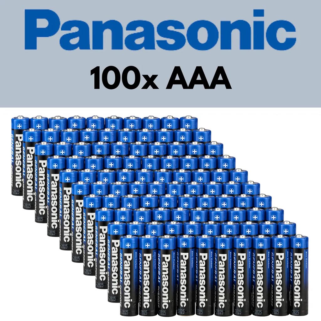 batteries, AAA, Panasonic, alkaline, pack