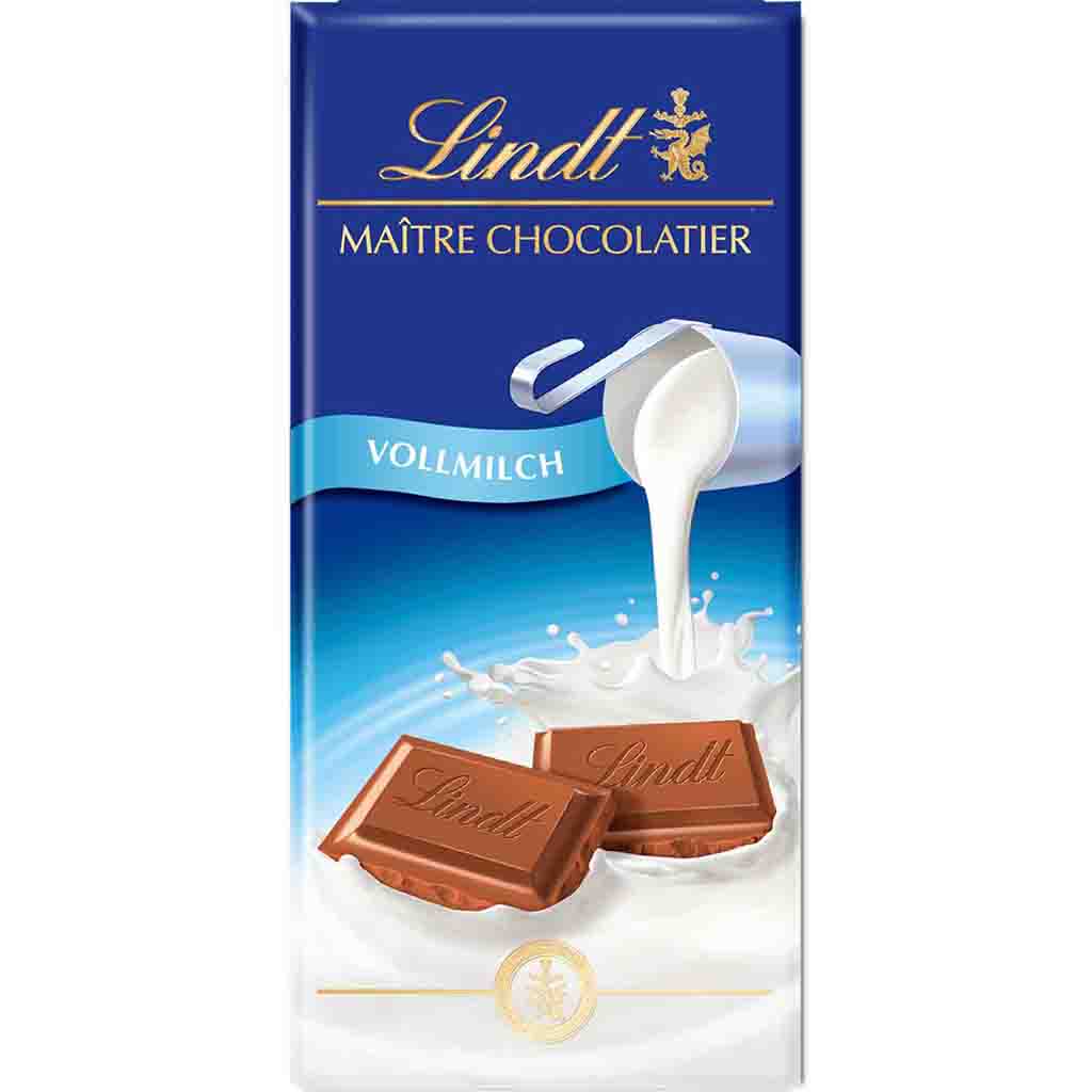 Lindt Tafelschokolade Vollmilch 100g MHD 30.04.27