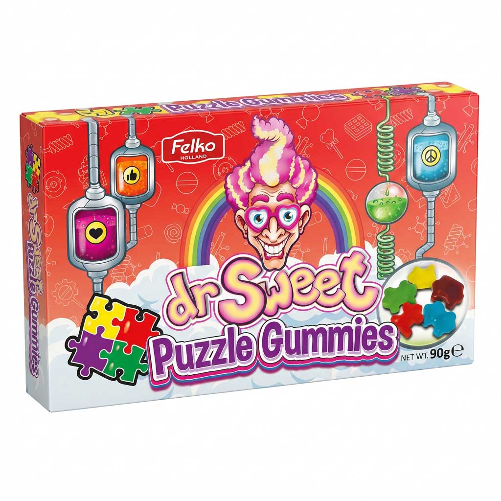 Puzzle, Gummies, Puzzle Gummies, Kinder, 80g