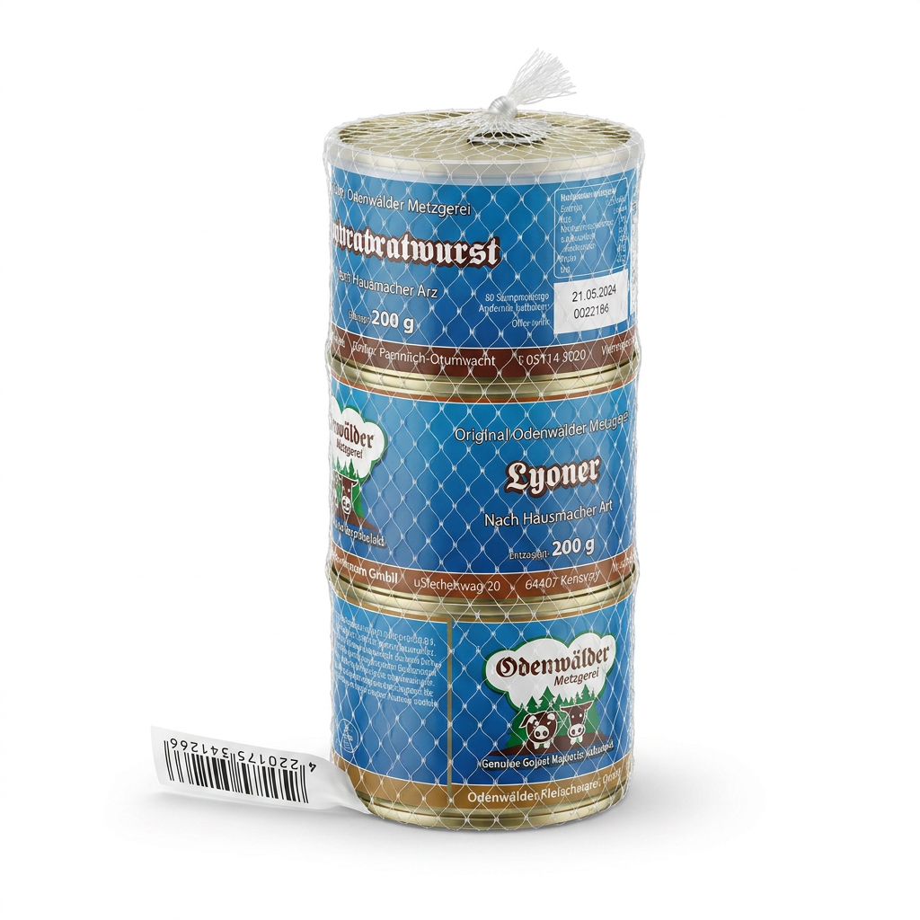 Käse, Wurst, Netzbeutel, 200 g, Rohwurst