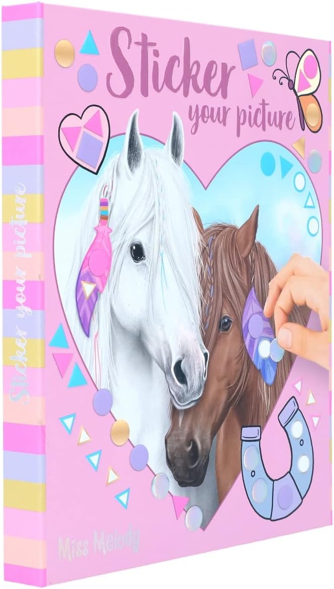 Pferd, Sticker-Set, Kunststoffbuch, Hingucker, Muttersing