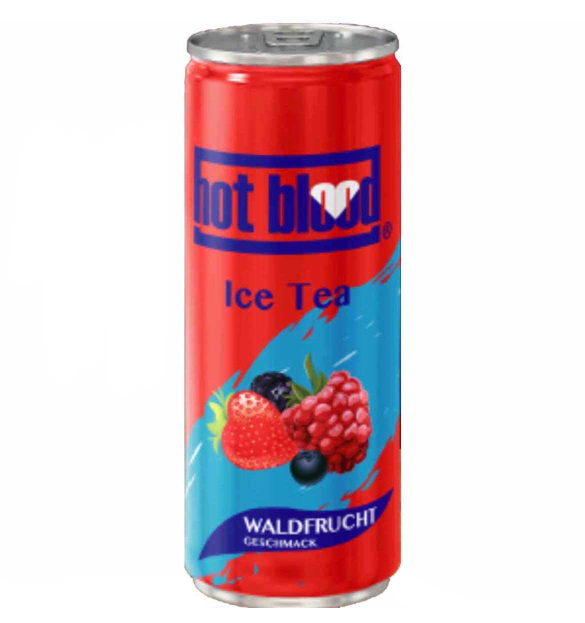 hot blood Ice Tea Waldfrucht Dosen 330ml