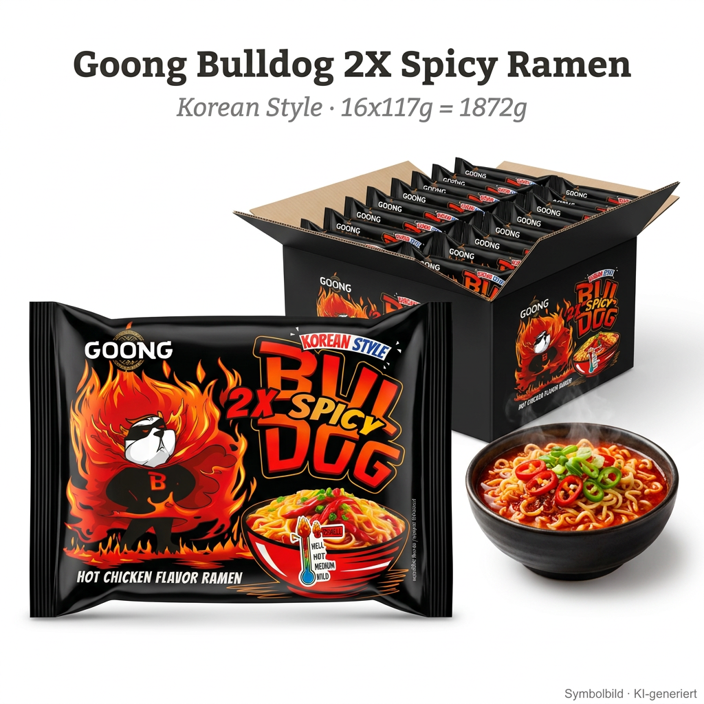 Ramen, Scharf, Hähnchen, Instant, Snack