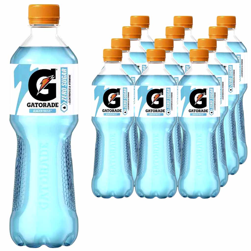 Gatorade, Zero Sugar, Glacier Freeze, Sportgetränk, Flasche