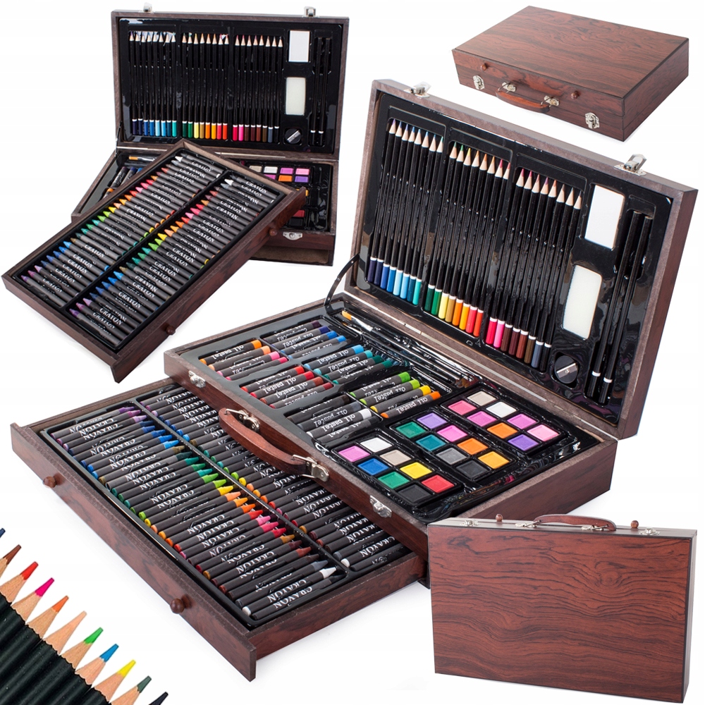 Kunststoffstifte, Buntstifte, Wiederverwendbare Makeup-Set, Makeup-Palette, Koffer-Set