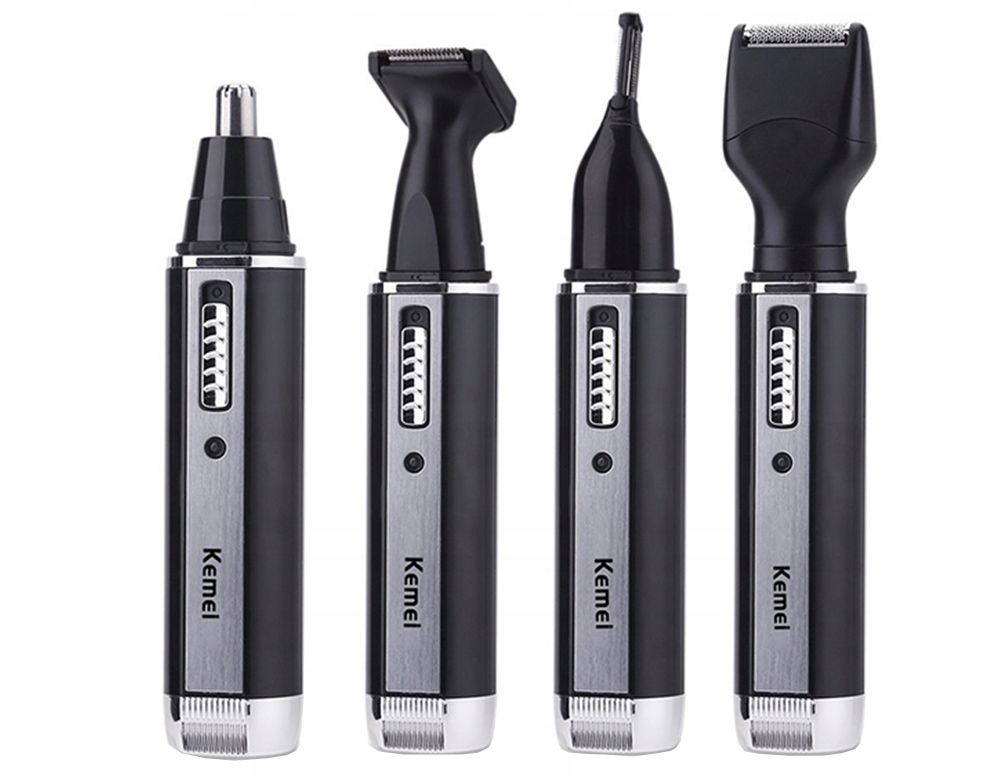 Elektrischer Rasierer, Rasierer-Kassette, Trimmer, Haarschneider, Gehäuse Schwarz