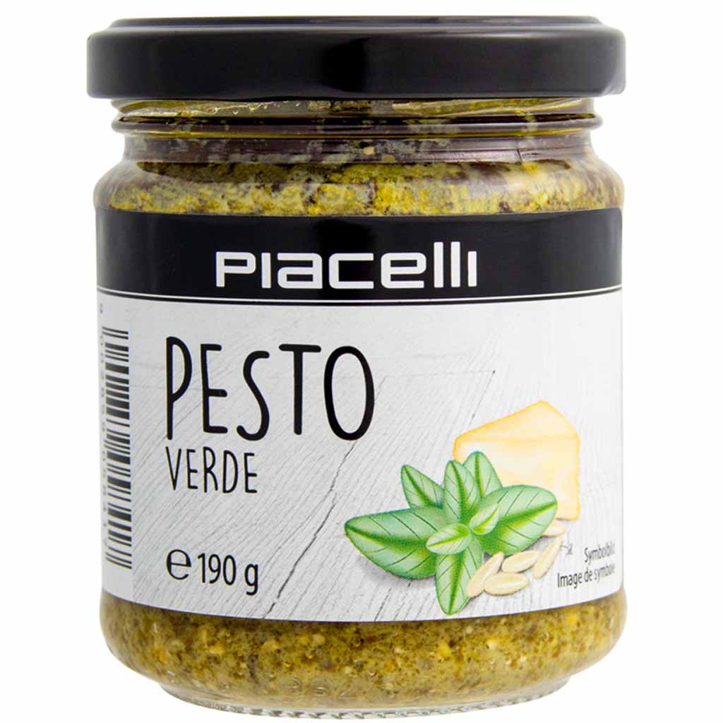 Piacelli Antipasti Pesto Verde - Basilikum Pesto 190g MHD 15.07.29