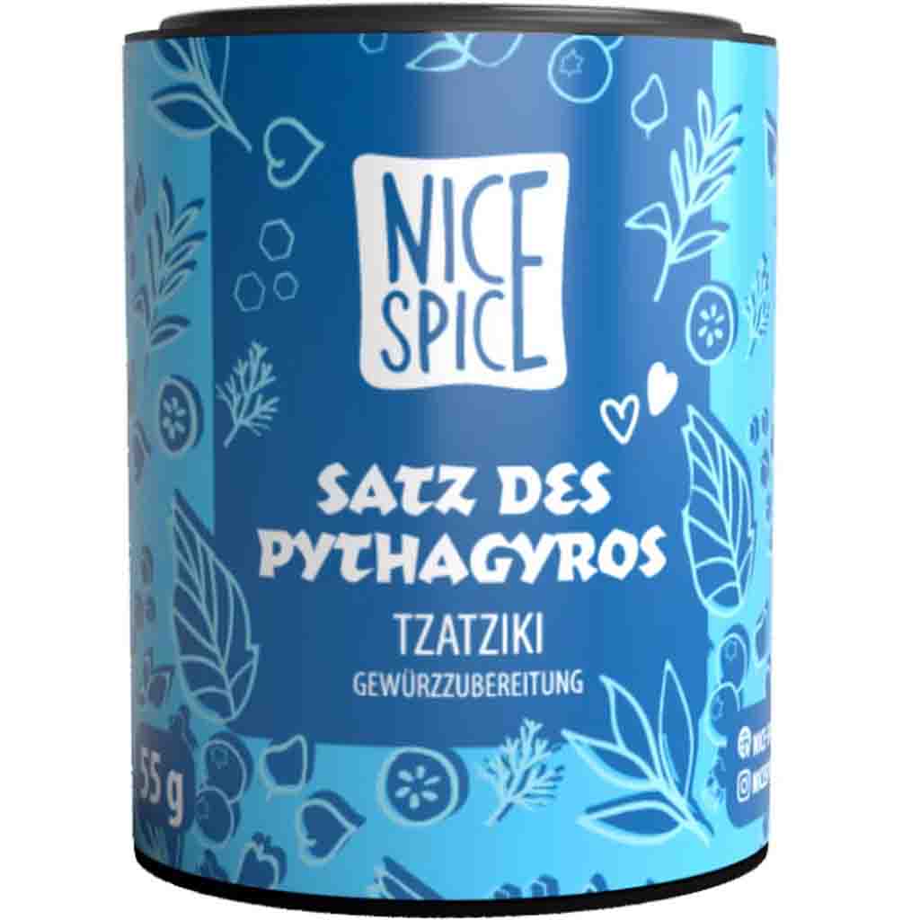 Nice Spice Satz des Pythagyros Tzatziki 60g MHD 30.11.28