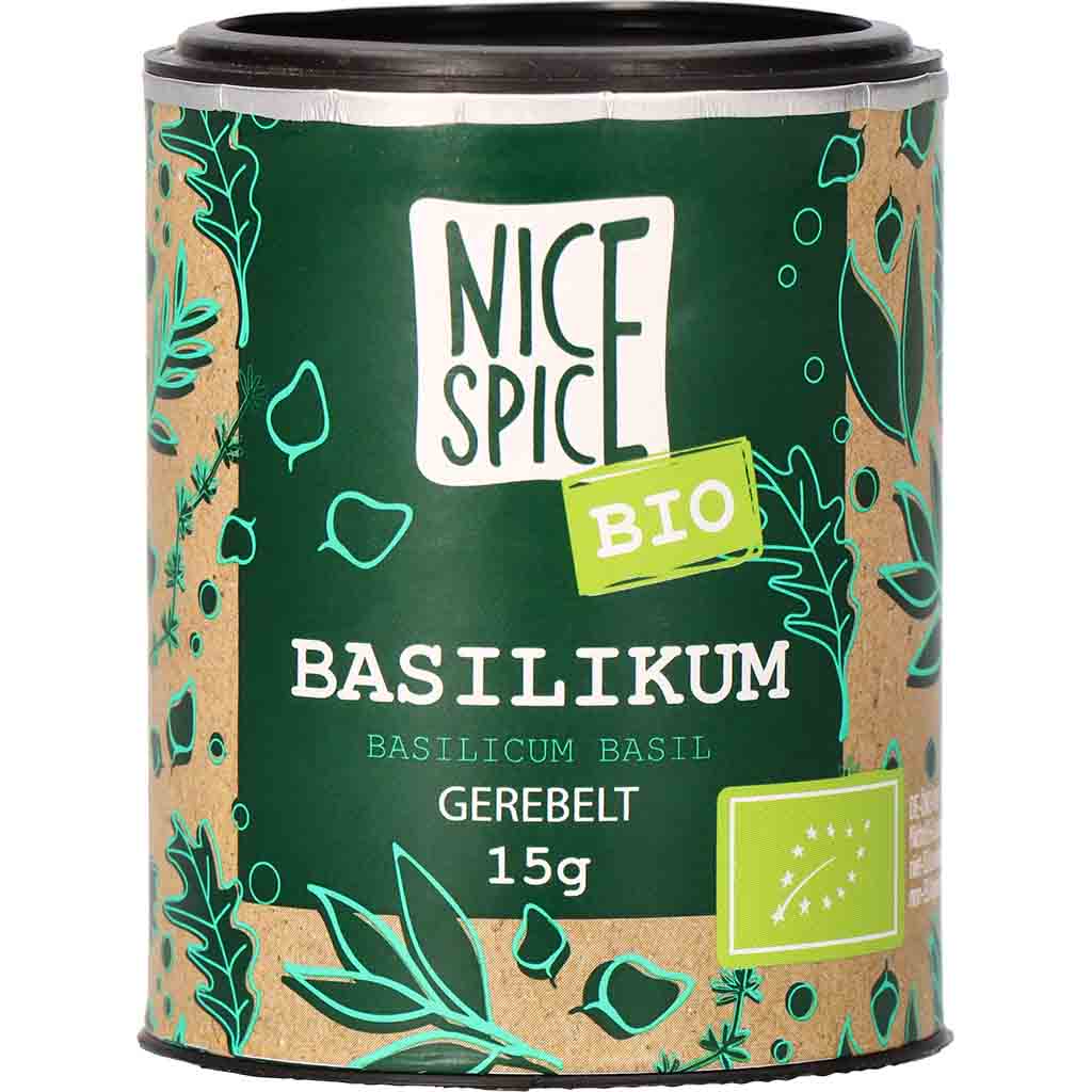 Nice Spice Bio Basilikum gerebelt 15g MHD 28.02.28