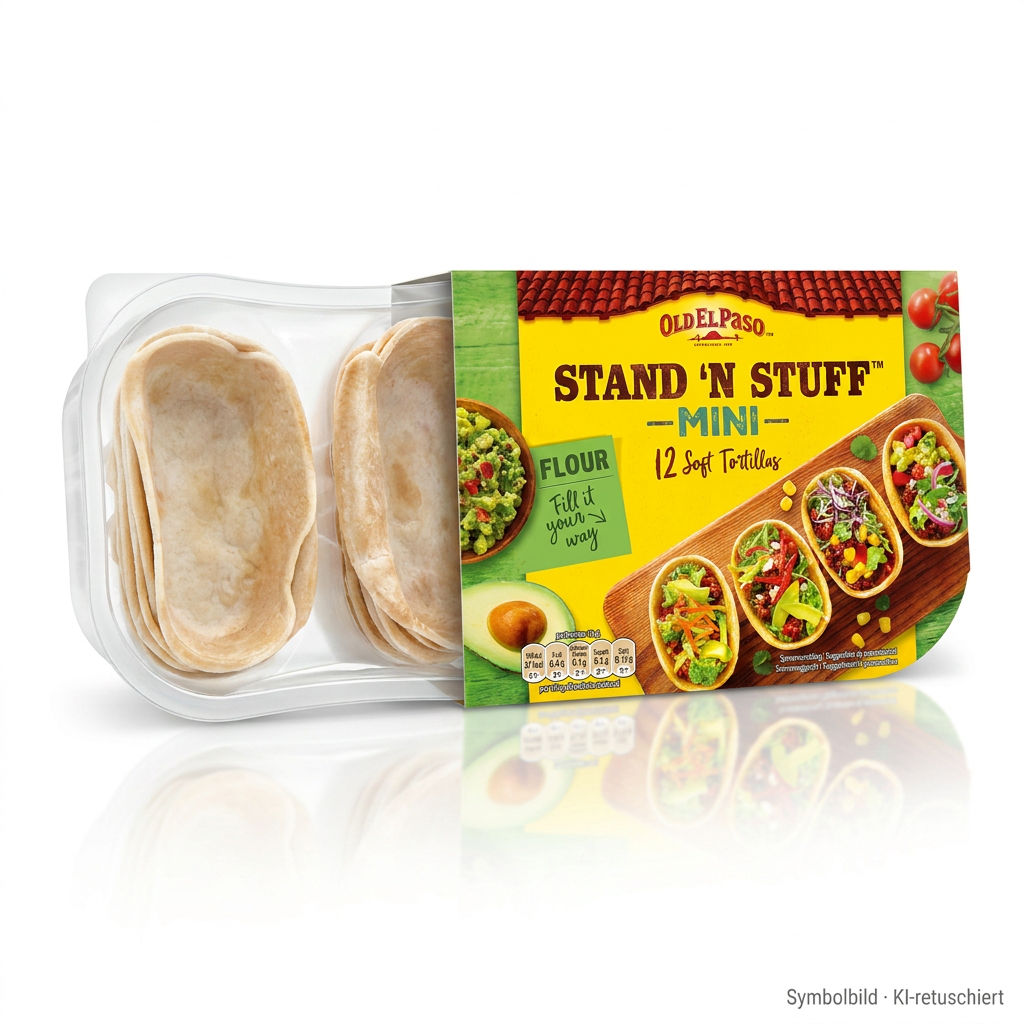 Mini-Tortillas, Weiche Tortillas, Mehl-Tortillas, Stand 'n Stuff, T taco Kit