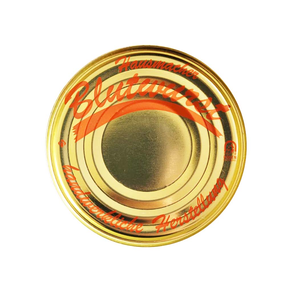 Schwarzwälder Blutwurst 400g Goldglanzdose MHD 05.06.27