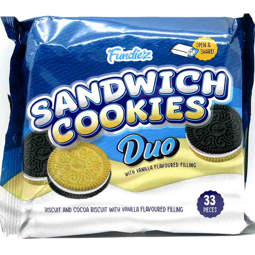 Fundiez Sandwich Cookies Duo 250g MHD 19.05.27