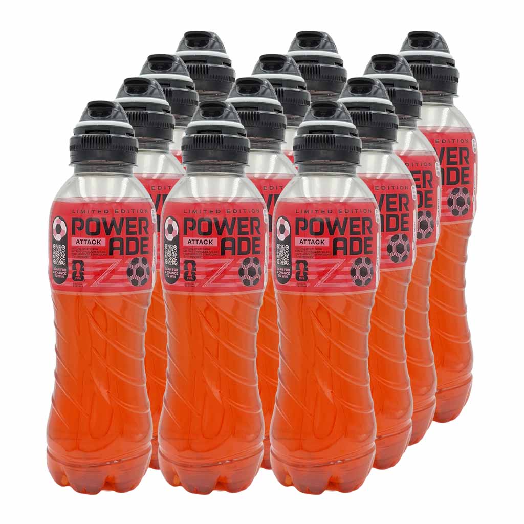 Powerade Defend 12x Powerade Attack Limited Edition PET á 500ml=6L zuzüglich EINWEGPFAND