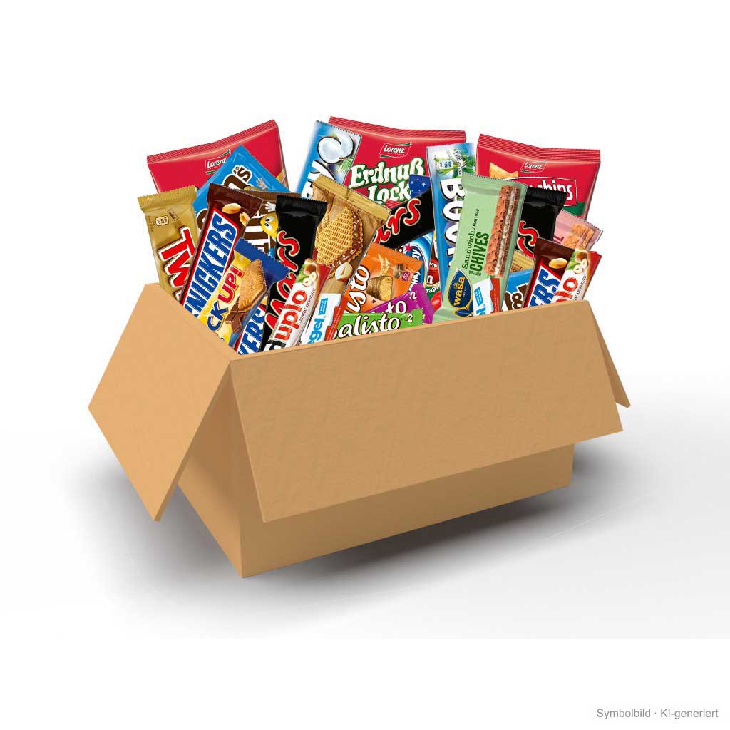Snackbox, Snack assortment, Chips, Confectionery, Assortment box