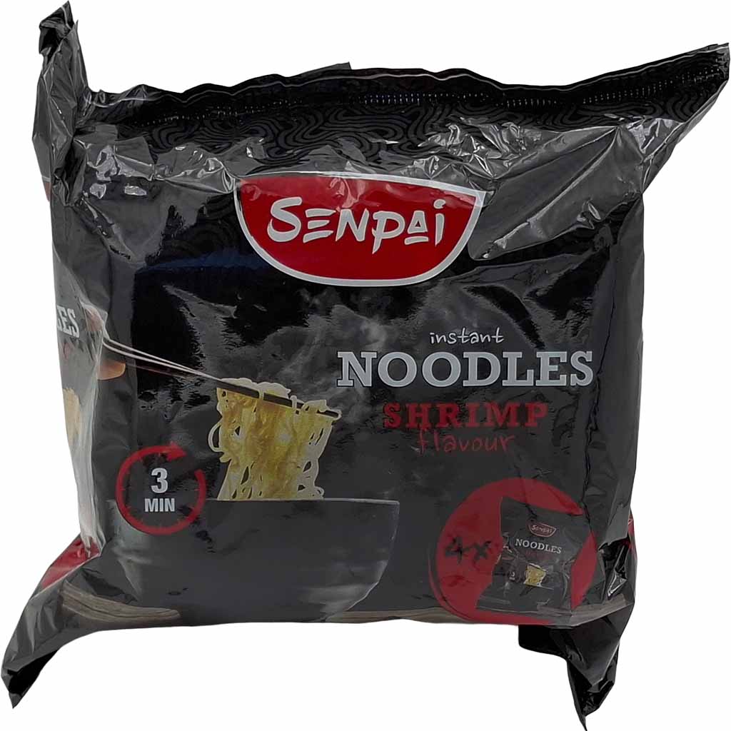 instant, nudeln, shrimp, geschmack, verpackung