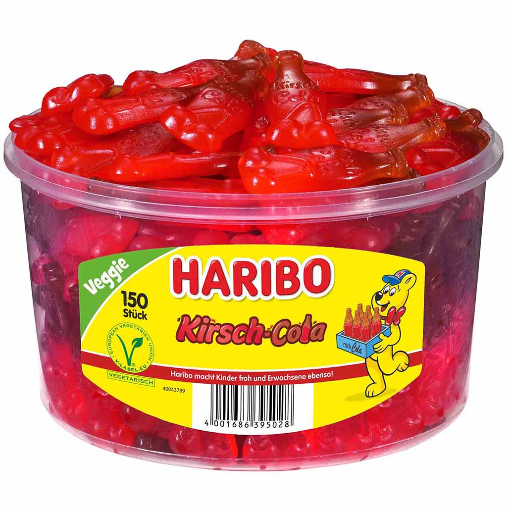Haribo Kirsch-Cola 150er 1350g MHD 30.06.27