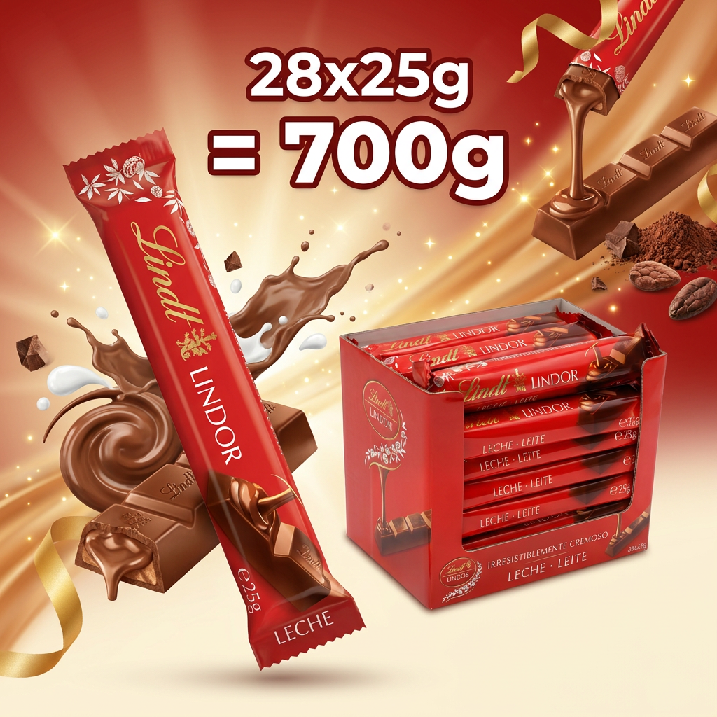 Schokolade, Lindt, Leche, Riegel, Packung
