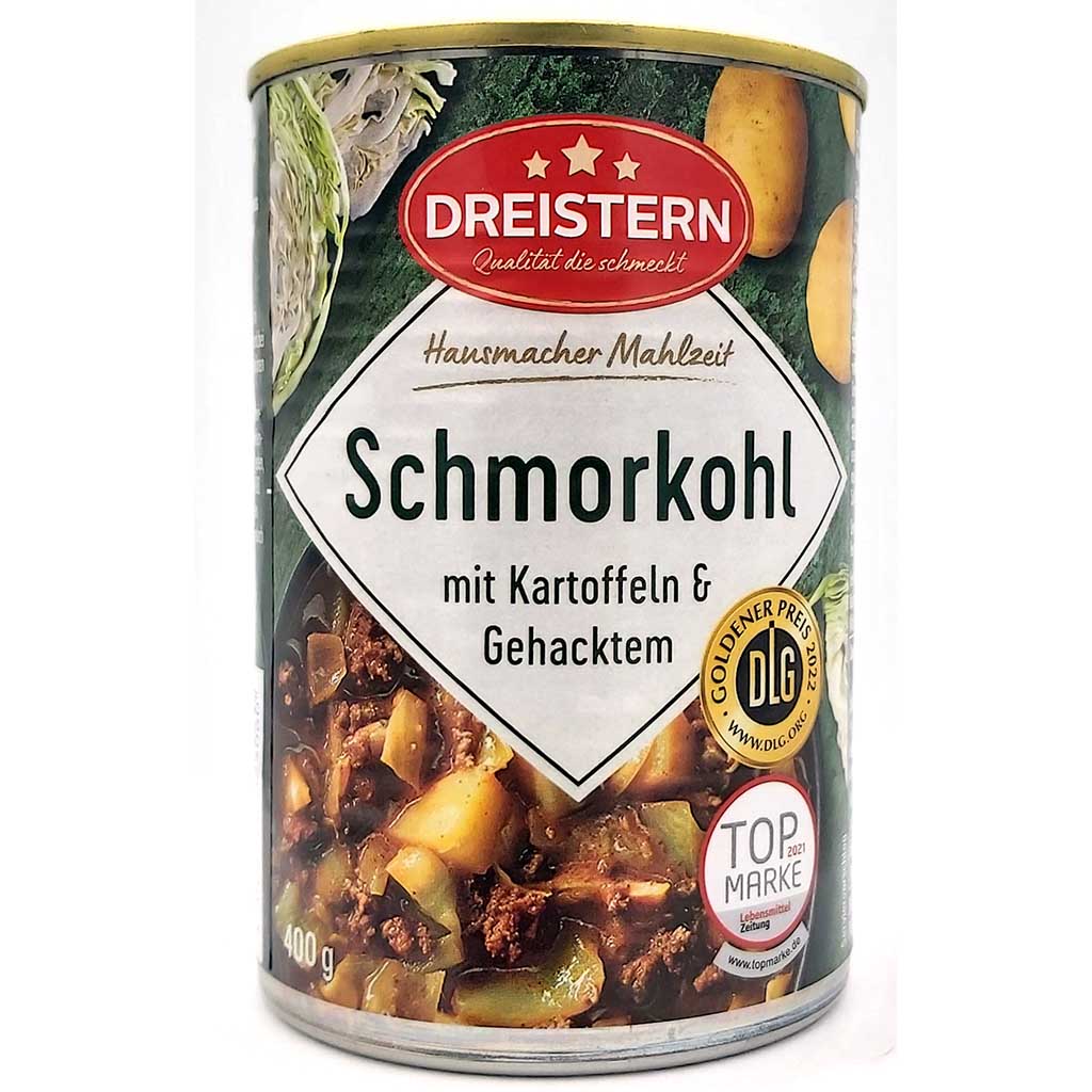 Dreistern Fertiggericht Schmorkohl und Hackfleisch 400g