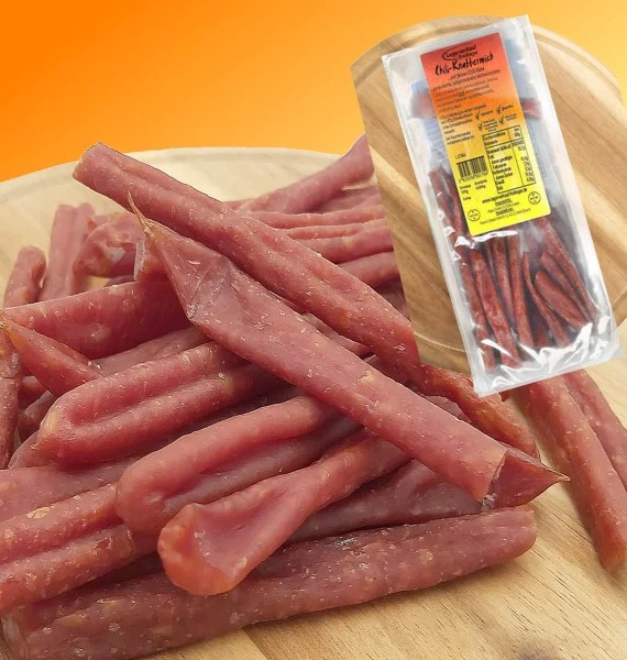 Knabbermich Mettwürstchen Chili 150g MHD 25.10.26