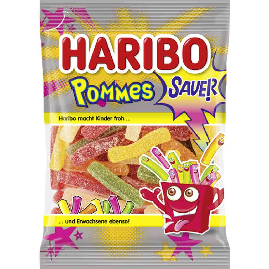 24x Haribo Sauer Pommes á 100g=2,4kg
