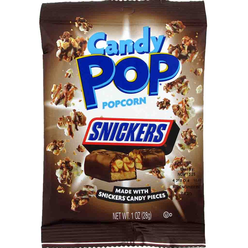 Candy Pop Popcorn Snickers Mini 28g