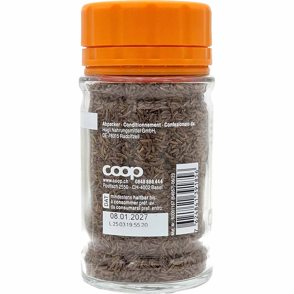 granules, dill seed, caraway, spice jar, orange lid