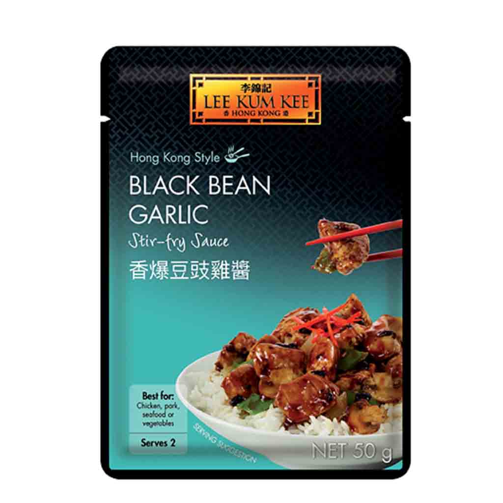 Schwarze Bohne, Knoblauch, Stir-Fry-Soße, Hongkong-Stil, Netto 50 g