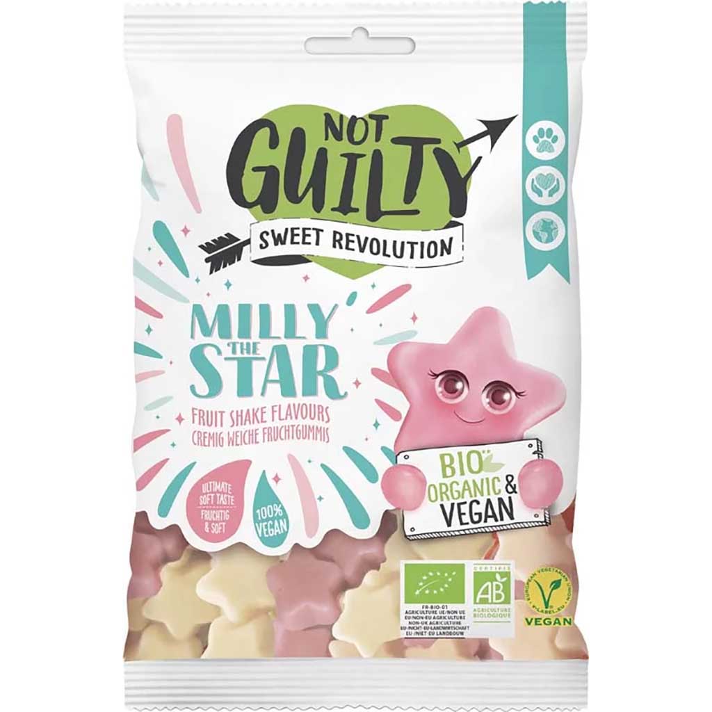 Süße Gummis, Sterngummi, vegan, Bio, Fruchtgeschmack