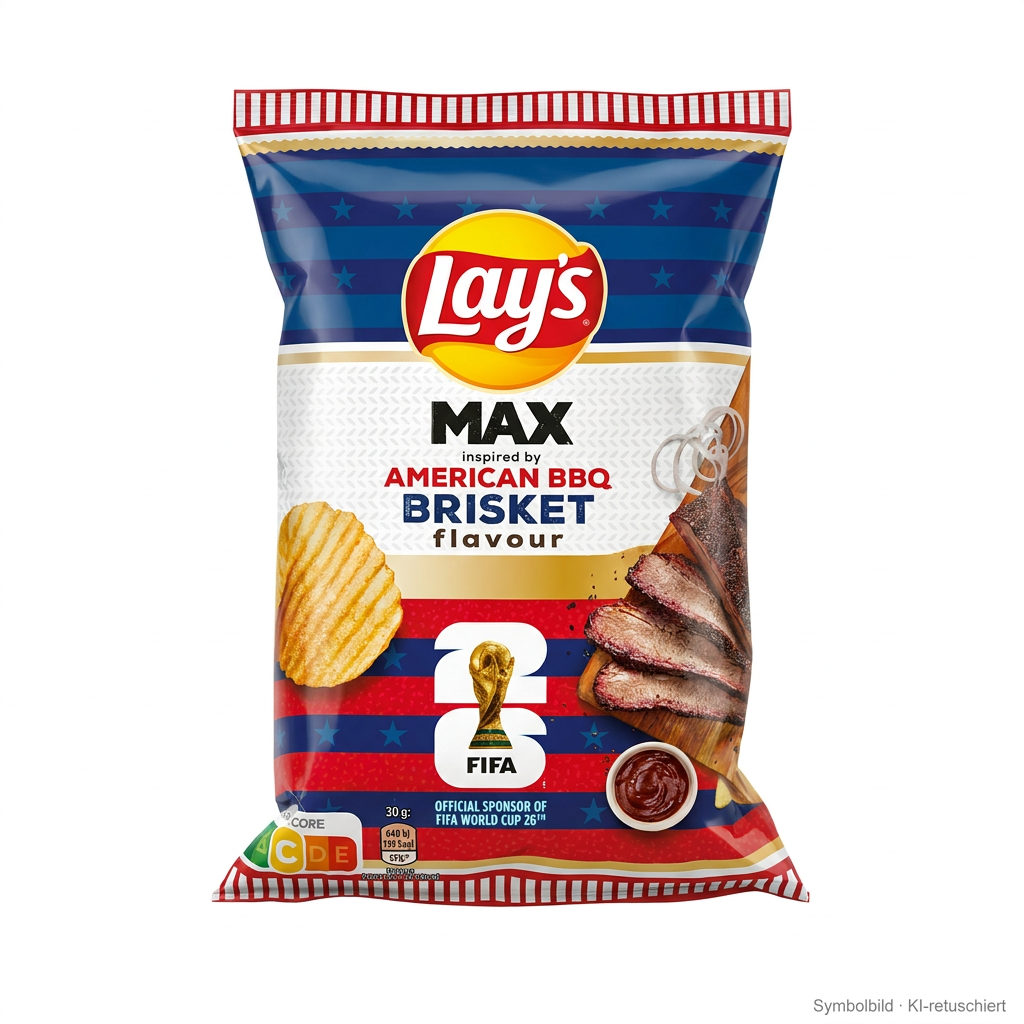 chips, kartoffel, bbq, geschmack, verpackung