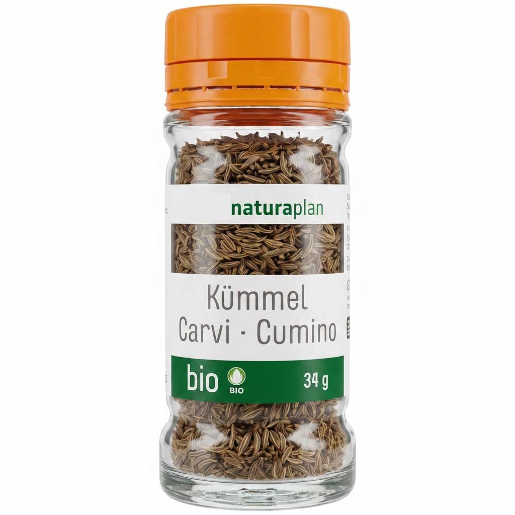 kummel, carvi, cumino, bio, 34 g