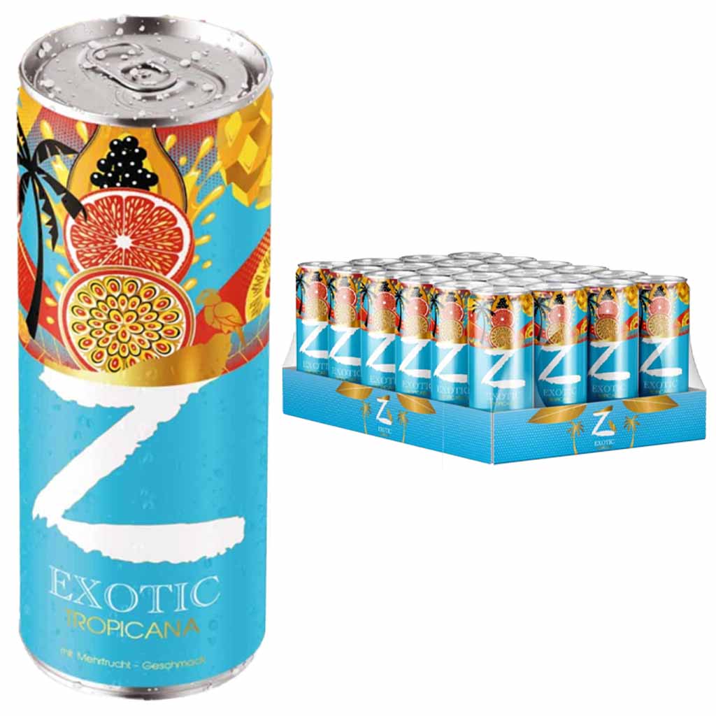 Generation Z Exotic Tropicana DOSE 24 x 330ml = 7,92L MHD 27.09.27