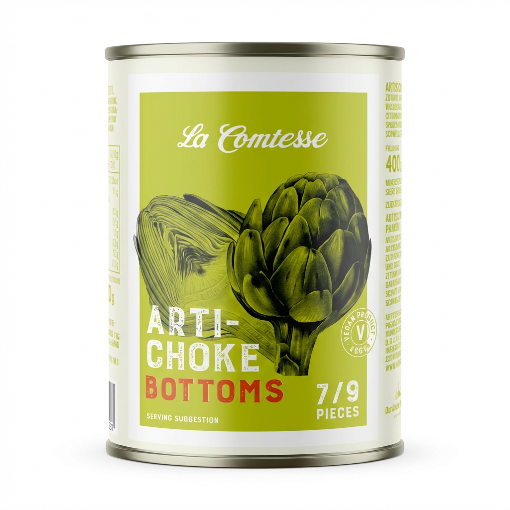 Artischocke, Dosenware, Artischockenböden, Grün, Lebensmittelprodukt