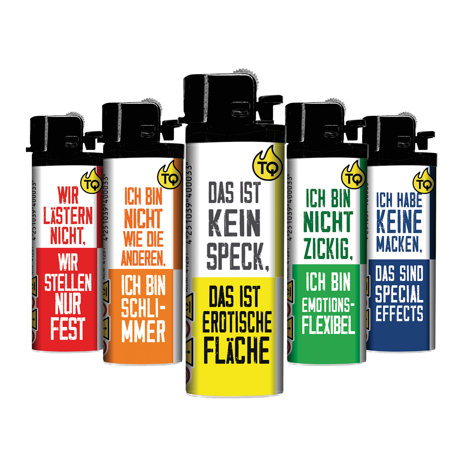 50x TobaliQ Feuerzeug Bin nicht zickig
