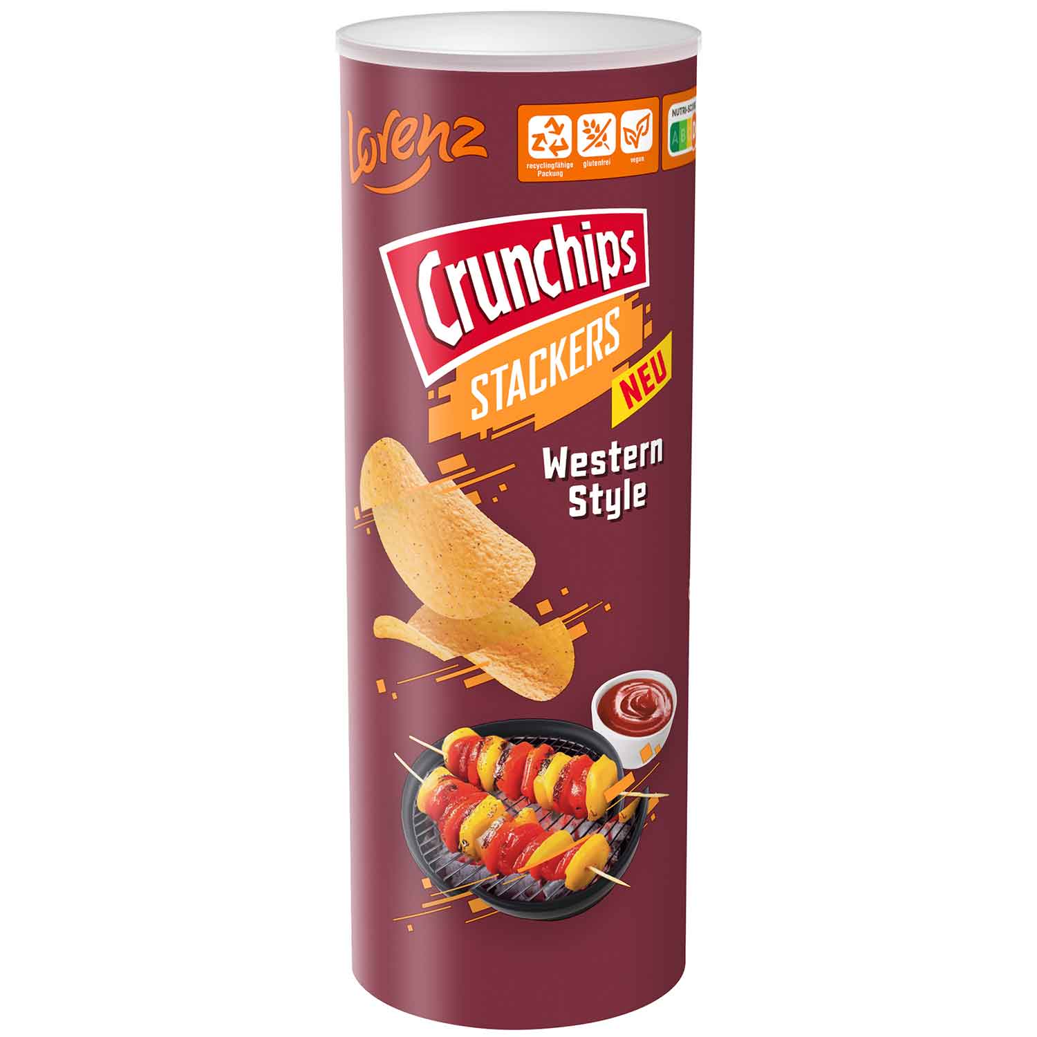 Snack, Chips, Western Style, Stackers, Kartoffel