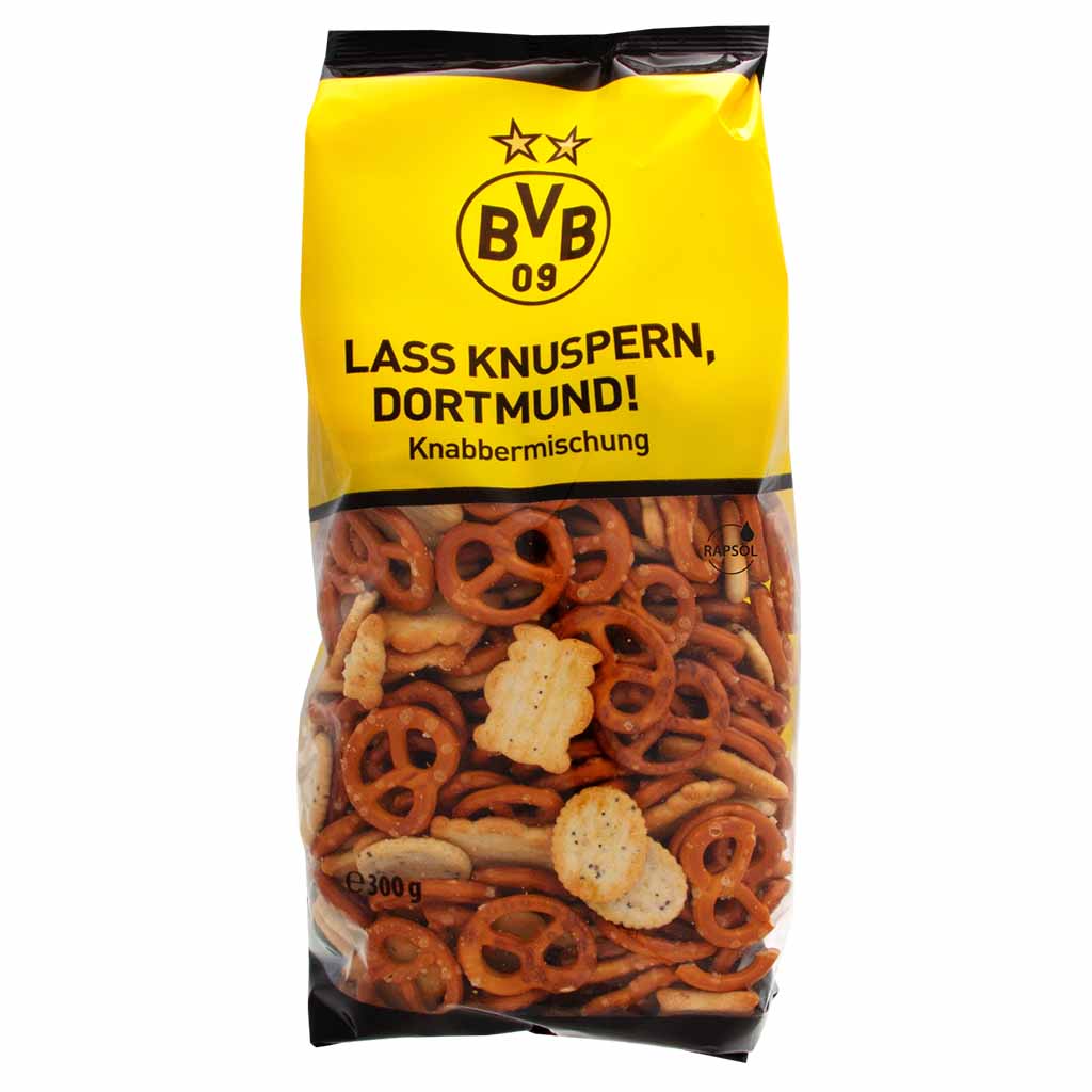 Snack, Knabbermixtur, Brotchips, Puff-/Kräcker, 300 g
