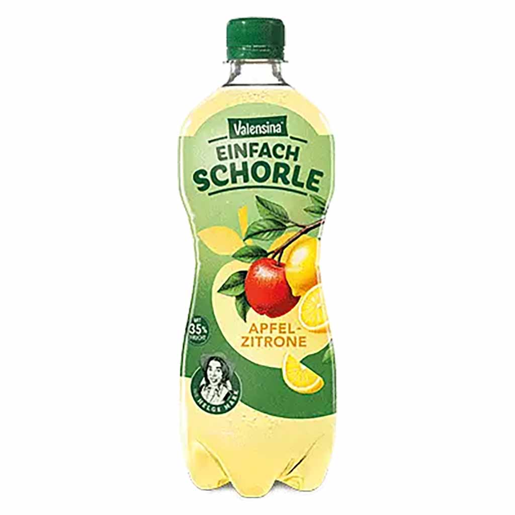 Schorle, Apfel, Zitrone, Fruchtsaft, Flasche