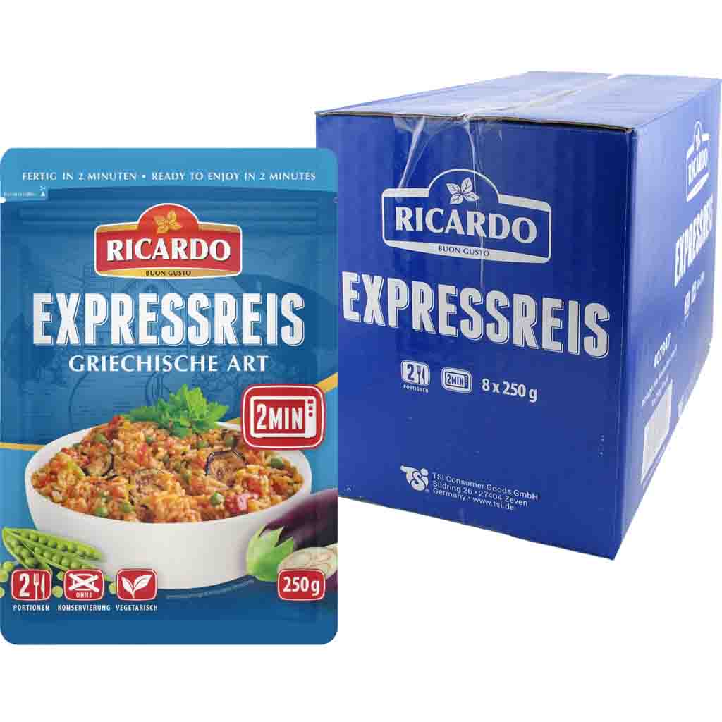 RICARDO Expressreis Griechische Art 8x250g=2kg MHD 13.12.26