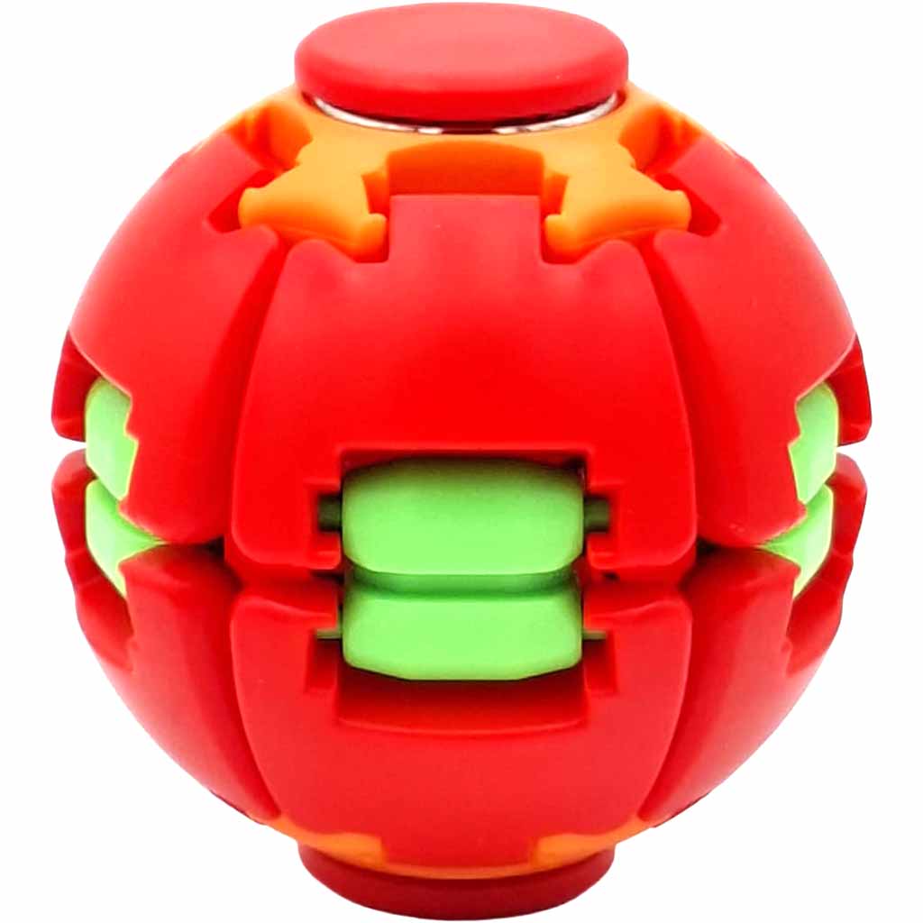 Puzzleball, Interlocking, Rot, Grün, Kunststoff
