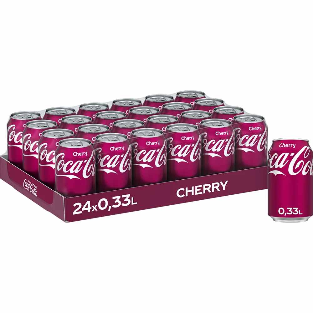 Cola, Coca-Cola, Kirsche, Limonade, Packung 24x0,33L
